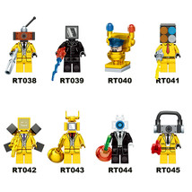 8PCS Skibidi Toilet Series Assembled Building Blocks LEGO Toy Gifts - £14.17 GBP