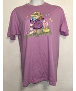Vintage Hanes Fifty-Fifty Hand Painted Single Stitch T-shirt  Sz XL Girl... - €21,01 EUR