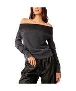 Free People Not The Same Tee Women’s Off-Shoulder 100% Cotton, Raw Seams... - $1,059.04 MXN
