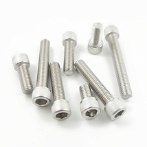 Bluemoona 5 Pcs - 304 M12 Metric Thread Stainless Steel Button Head Hex ... - $8.99