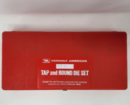 Vermont American Tap and Round Die Set No 5247 12 Piece Case Instruction... - £46.12 GBP