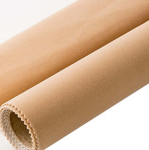 Self Adhesive Velvet Flock Contact Paper Liner 17.7&quot; X 117t Apricot Yellow Color - £23.41 GBP