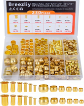 Compression Fittings Assortment Kit-6 Sizes(1/8&quot;3/16&quot; 1/4&quot; 5/16&quot; 3/8&quot; 1/... - £20.96 GBP