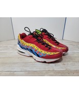 Nike Air Max 95 Baltimore Home GS CI4422-600 Red Blue Size 4.5Y Women 6 - $572.04 MXN