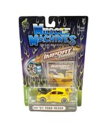 BRAND NEW - &#39;01 FORD FR200 YELLOW IMPORT TUNER  by MUSCLE MACHINES, T02-26 - $232.19 MXN