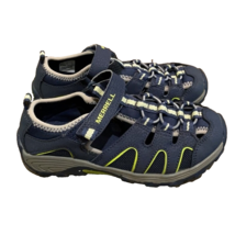 Merrell Blue Hydro H2O Hiker Sandal Child Size 1M Outdoors Leather - £14.10 GBP