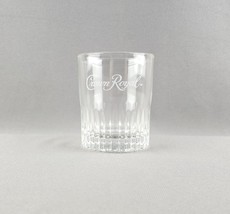 Crown Royal Glasses Old Fashioned Canadian Whisky Ribbed Lowball Embossed Rocks - £7.63 GBP