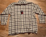 Southpole Mens Shirt Grunge XL Yellow Plaid Long Sleeve Flannel Button U... - $31.50