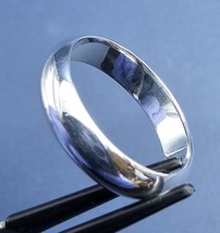 Sterling Silver Women&#39;s Wedding Band Size 8½ 4.1g - $15.99