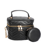 Purse Black Vanity Case Crossbody for Women - $42.00