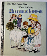 Little Golden Book Eloise Wilkin&#39;s Mother Goose Vintage 1961 - £7.11 GBP