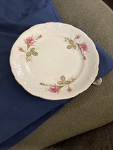 Vintage Walbrzych Made in Poland Decorative Rim Floral 7” Salad Plate - £4.71 GBP