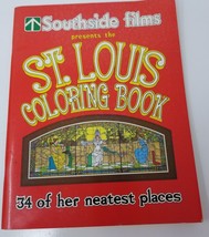 St. Louis Coloring Book 34 of Her Neatest Places Old Buildings 1977 Sout... - $15.15