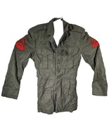Vietnam Era US Army Field Coat Mens 36R Military Wool 1958 Jacket &amp; Patc... - $247.40