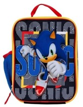 Sonic The Hedgehog Sega BPA-Free Insulated Lunch Tote Box w/ Bottle Pocket Nwt - £12.92 GBP