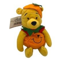 Winnie the Pooh Halloween Pumpkin Outfit Beanie Toy NWT Disney Store vin... - $9.60