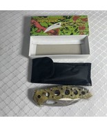 NEW Tree Top Camo Series Gold Finger by Frost Cutlery 5.5&quot; Tactical Knife - £4.62 GBP