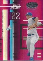 2005 Leaf Certified Materials Mirror Red Edwin Jackson 79 Dodgers 035/100 - £0.99 GBP