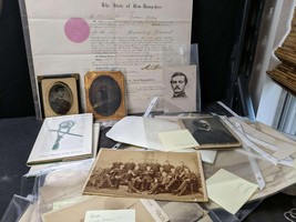 Id&#39;d Civil War Photos Memoir, Documents Albert Henry Clay Jewett, New Ha... - $2,272.05