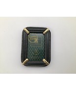Picture Frame Leather FRAME for picture 3&quot; x 2” Black , Gold - $14.91 CAD