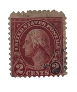 USA George Washington Portrait 2 Cent Red Stamp 1923 Posted - £9.71 GBP