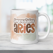 Aries Zodiac Boho Coffee Mug Ceramic Constellation Astrology Birthday Gift - $18.50