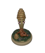 Vintage Brown Bag Cookie Art Stamp Beehive Bear #1 Press 1995 Honey Bee Cub - $10.00