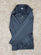 Nike Golf Mens Long Sleeve Dri-Fit Pullover XL Black 1/4 Zip - £14.73 GBP