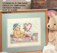 For the Love of Cross Stitch March 1992 20 Projects Chocolate Temptation Baby - £7.77 GBP