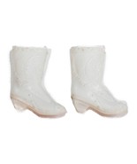 Vtg 1987 Hasbro Lookin Smart Maxie White Cowboy Boots Shoes Fashion Doll... - $149.08 MXN