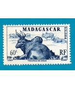 Used Madagascar Postage Stamp (1946) Herd of Zebus Scott # 273   - £1.57 GBP