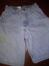 OSHKOSH B&#39;gosh Boys Denim Carpenter Style Shorts, Size 5 - $6.00
