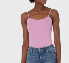 Calvin Klein Pure Ribbed Bodysuit Lilac Rain Size Medium $54 - Nwt - £14.38 GBP