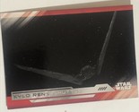 Star Wars The Last Jedi Trading Card #63 Kylo Ren’s Shuttle - $1.97