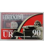 Maxell UR 90 Minute Blank Audio Cassette Tapes Normal Bias Lot Of 5 New ... - $15.99