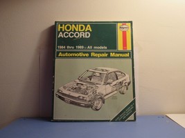 Haynes 1221 Honda Accord 1984-1989 Automotive Repair Manual - £7.60 GBP