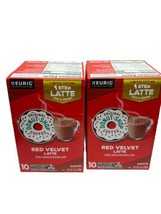 Donut Shop Red Velvet Latte  K-Cup Pods 10 Ct  2 Boxes Limited Edition - $17.82