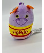 Disney Parks Squishmallow Figment 4” Keychain Bag Tag Charm Epcot NWT 2025 - $33.65
