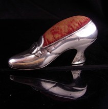 Antique Gorham Sterling Silver Shoe / vintage Pin Cushion / Birthday gif... - $425.00