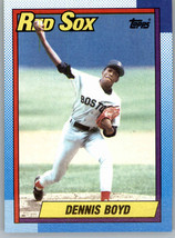 1990 Topps 544 Dennis Boyd  Boston Red Sox - £0.77 GBP