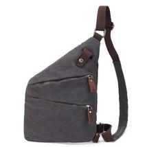 High Quality Europe Fashion Designer Canvas Chest Bags Many Pockets Sling Messen - £42.94 GBP