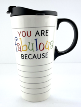 Travel Mug You Are Fabulous Because Writeable Birthday Tumbler - £19.35 GBP
