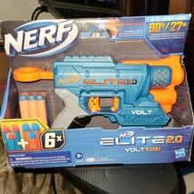 Hasbro NERF Elite 2.0 Volt SD-1 Up To 90 Ft w/ 6 Rounds Light Beam Targeting 8+ - £6.19 GBP
