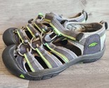 Keen Newport H2 Kids 3 Boys Girls Gray Green Water Hiking Sport Sandals ... - £15.21 GBP