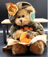 Plush Bear Autumn Harvester Pumpkin Bear Bearington Collection 1079 15&quot; - $459.19 MXN