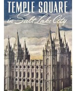 Temple Square Salt Lake City Utah Vintage Travel Brochure Booklet Mormon - $9.95