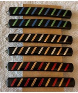 ⭕⭕VTG 6 Vintage Hair Barrettes for Women, New, 7 cm Length, Black and Mu... - €10,19 EUR
