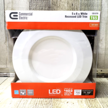 Recessed LED Can Light Trim NEW 5 And 6 in. Warm White T65 Commercial El... - $272.54 MXN