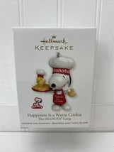 Hallmark 2011 Snoopy Christmas Ornament Happiness Is A Warm Cookie P EAN Uts Gang - £18.37 GBP