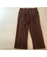 PERRY ELLIS AMERICA MENS BLACK DRESS PANTS 38/30 POLYESTER-RAYON - €23,10 EUR